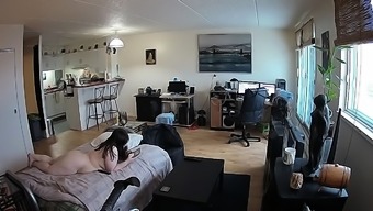 Amateur voyeur webcam BBW sucks cock for facial