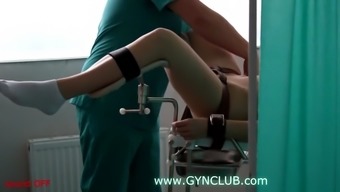 girl's  on the gynecological chair