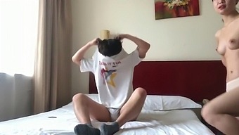 Asian Couple Enjoys Hotel Room Sex