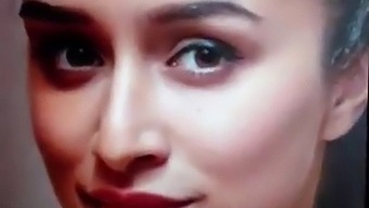 Shraddha Kapoor Gets A Cum Tribute With Lube And Sex Toy