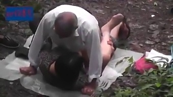 Asian Step Dad In The Forest 4