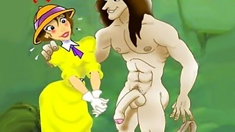 Teen Jane Joins Tarzan In A Hardcore Orgy