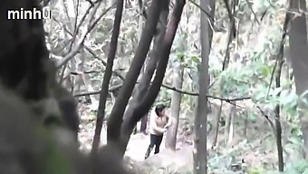 A Asian Old Man Who Was Fucking A Wench In The Wood Three Goo.Gl/Tzduzu Is Now In The Forest.