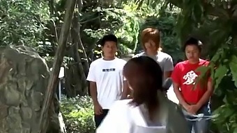 Av Idolz Presents A Cute Japanese Teen Giving Three Blowjobs