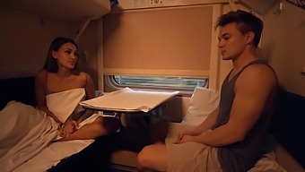 Horny Teen Gets Fucked By A Stranger On A Train