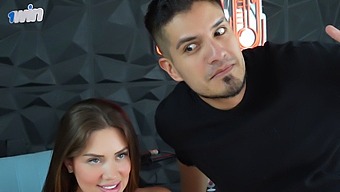 Sara Blonde And Crispasquel'S Wild Porn Podcast Ends With A Massive Cumshot
