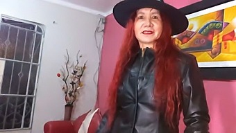 Stunning Milf Goddess Turns Into A Seductive Halloween Witch