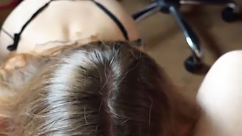 Watching Your Reaction As I Pleasure Your Cock And Balls Until You Climax In My Mouth