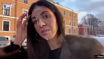 Stunning Woman Flaunts Facial In Public To Earn Unexpected Gift From Unfamiliar Man - Public Humiliation