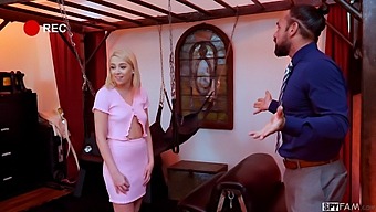Stepson'S Fantasy Comes True As He Watches His Stepdaughter Get Tied Up And Fucked