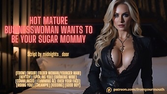 A Mature Businesswoman Offers A Sugar Baby Experience With Asmr Audio In This Solo Video