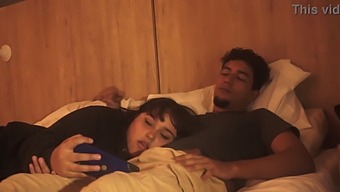 My Step-Sister'S Seductive Moves Drove Me Wild And I Couldn'T Resist Putting My Hands On Myself And Then On Her Lips (With A Hint Of Surprise When They Found Us)