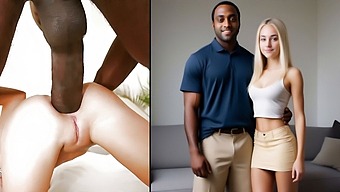 Afrikansk-Amerikansk Mand Tilfredsstiller Min Fantastiske Ægtefælles Derriere (Numse)